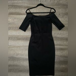 Lulus Girl Can’t Help It Off the Shoulder Midi Dress